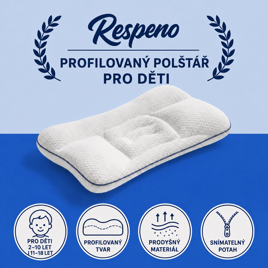 Respeno Klidný Spánek: Profilovaný polštář pro děti